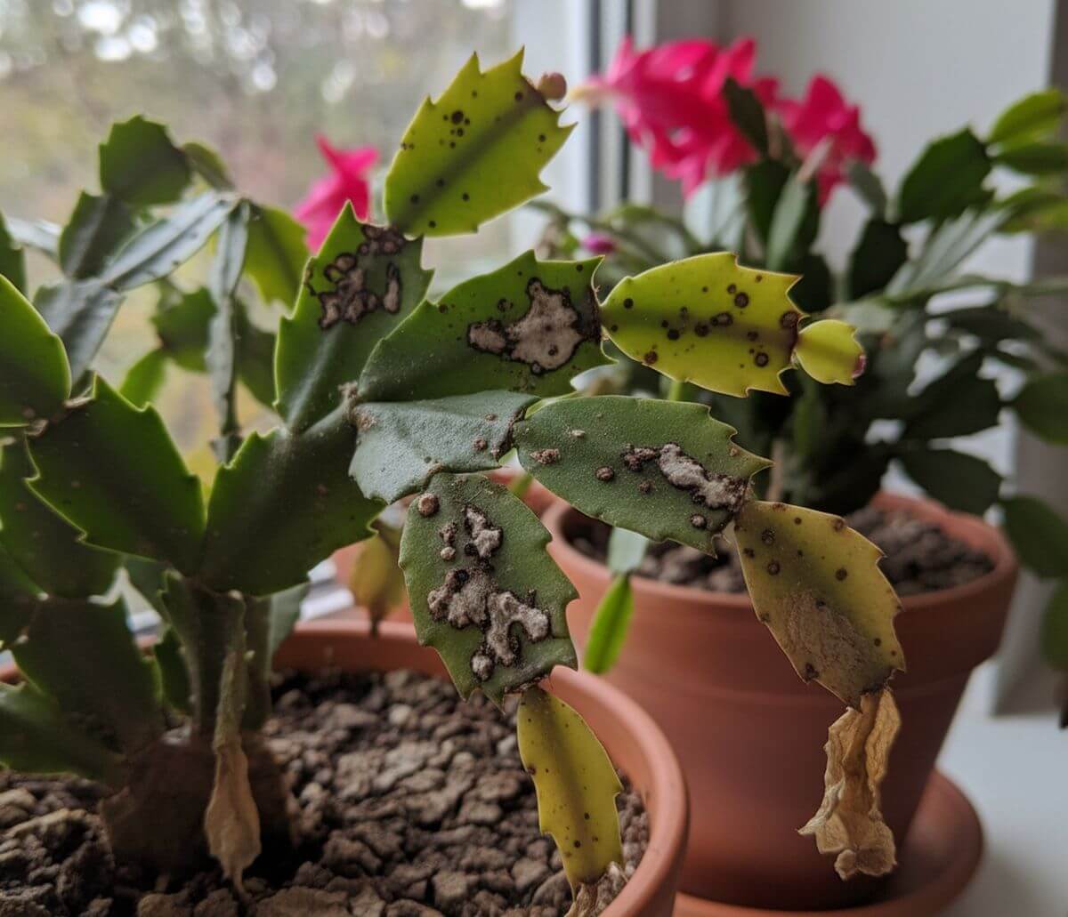 Cactus de Noël identifier et traiter les maladies et problèmes courants