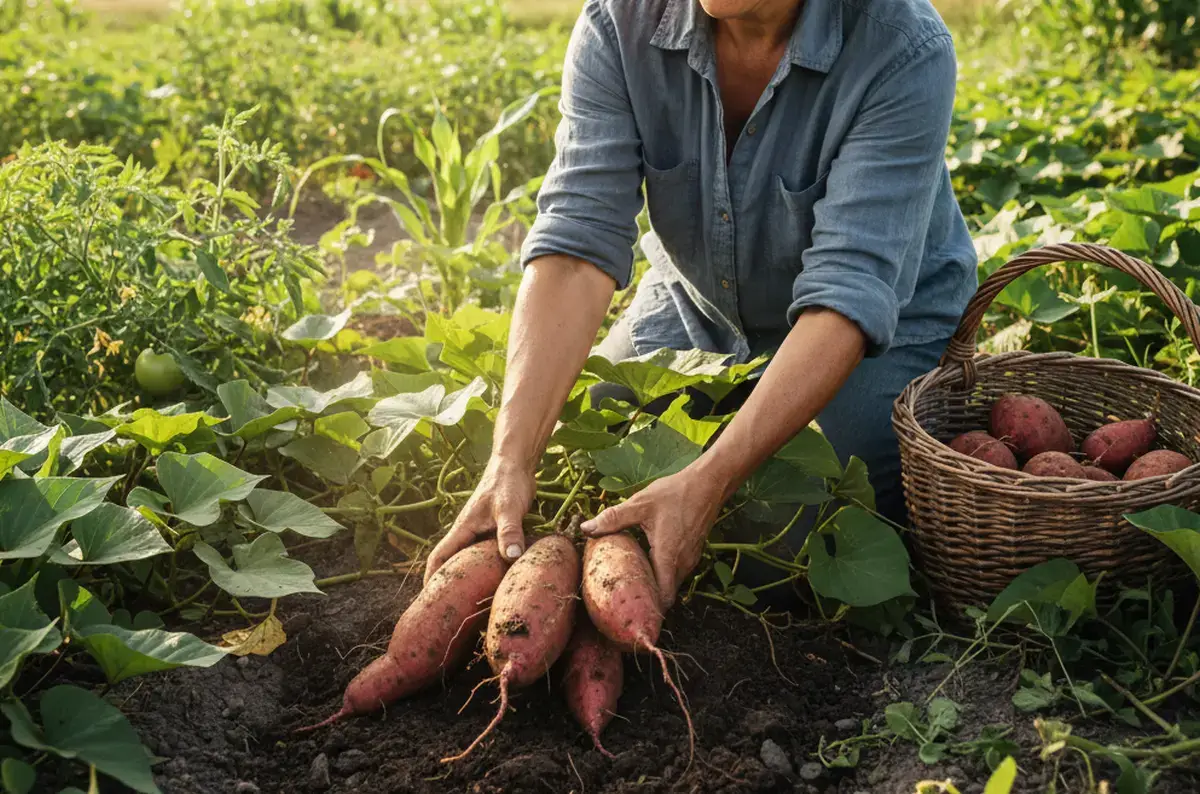 Quand récolter les patates douces pour une récolte réussie au potager