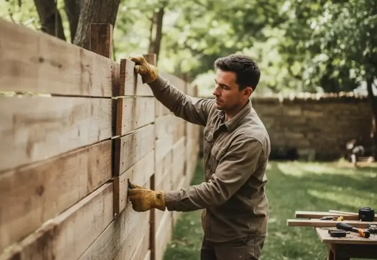 Panneau de bois pour clôture : guide complet pour choisir et poser